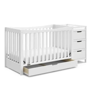 Crib And Changing With Drawer