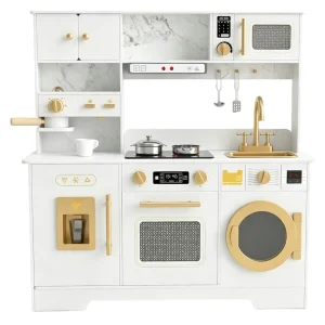 Wooden Play Kitchen Set