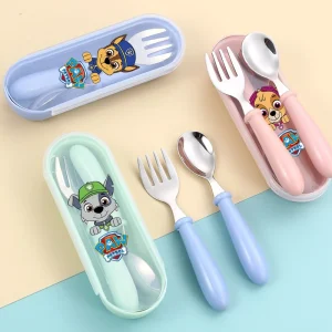 2pcs Paw Patrols Spoon and Fork